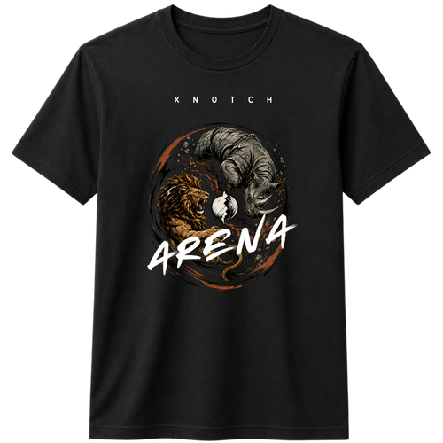 ARENA 100% Cotton T-shirt X NOTCH - Black