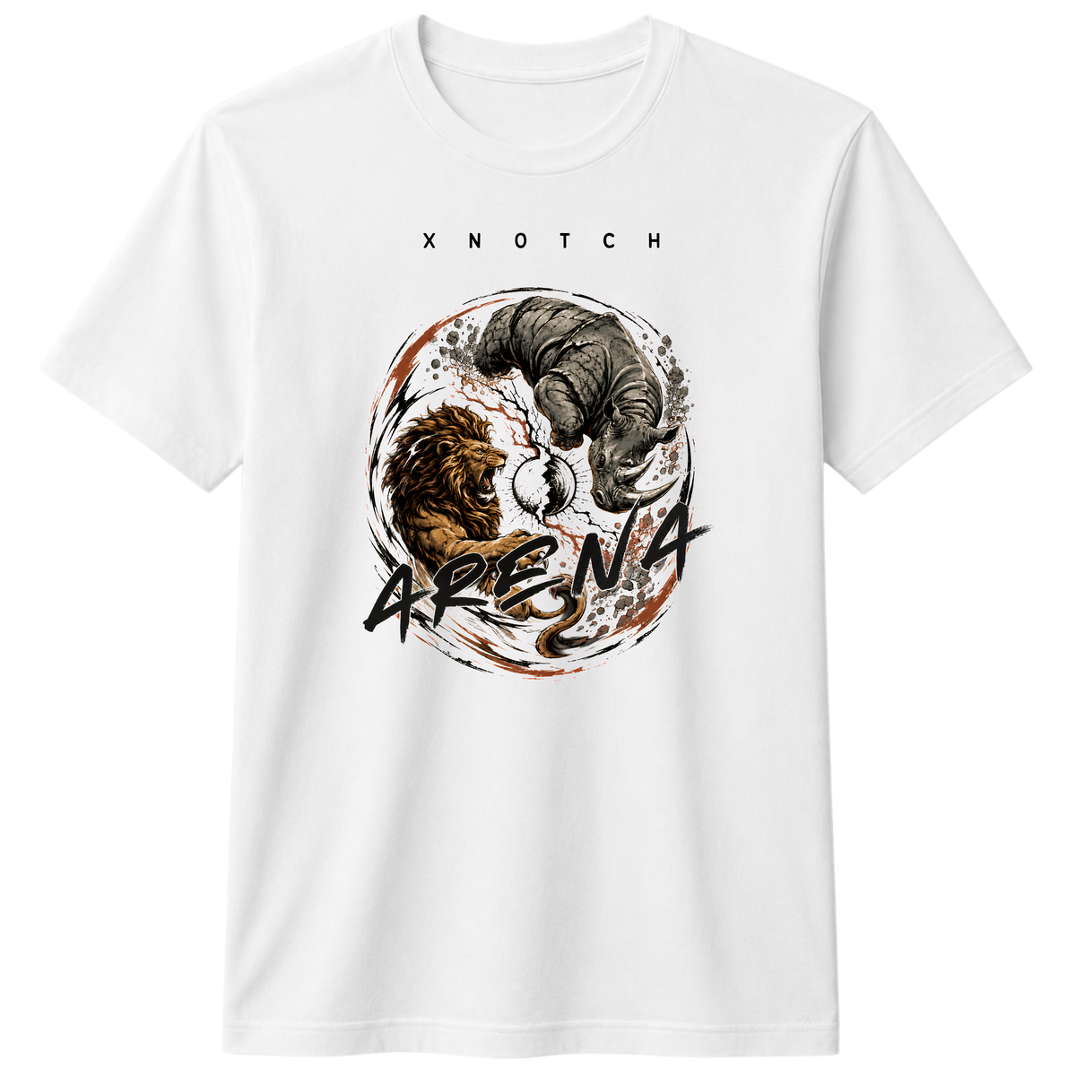 ARENA 100% Cotton T-shirt X NOTCH - White