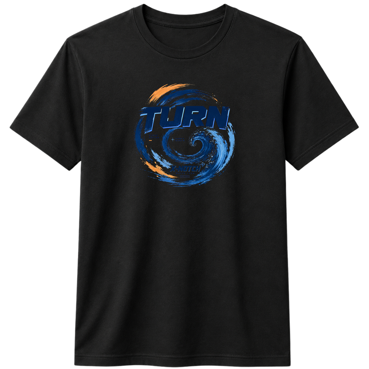 Turn 100% Cotton T-shirt | X NOTCH - Black