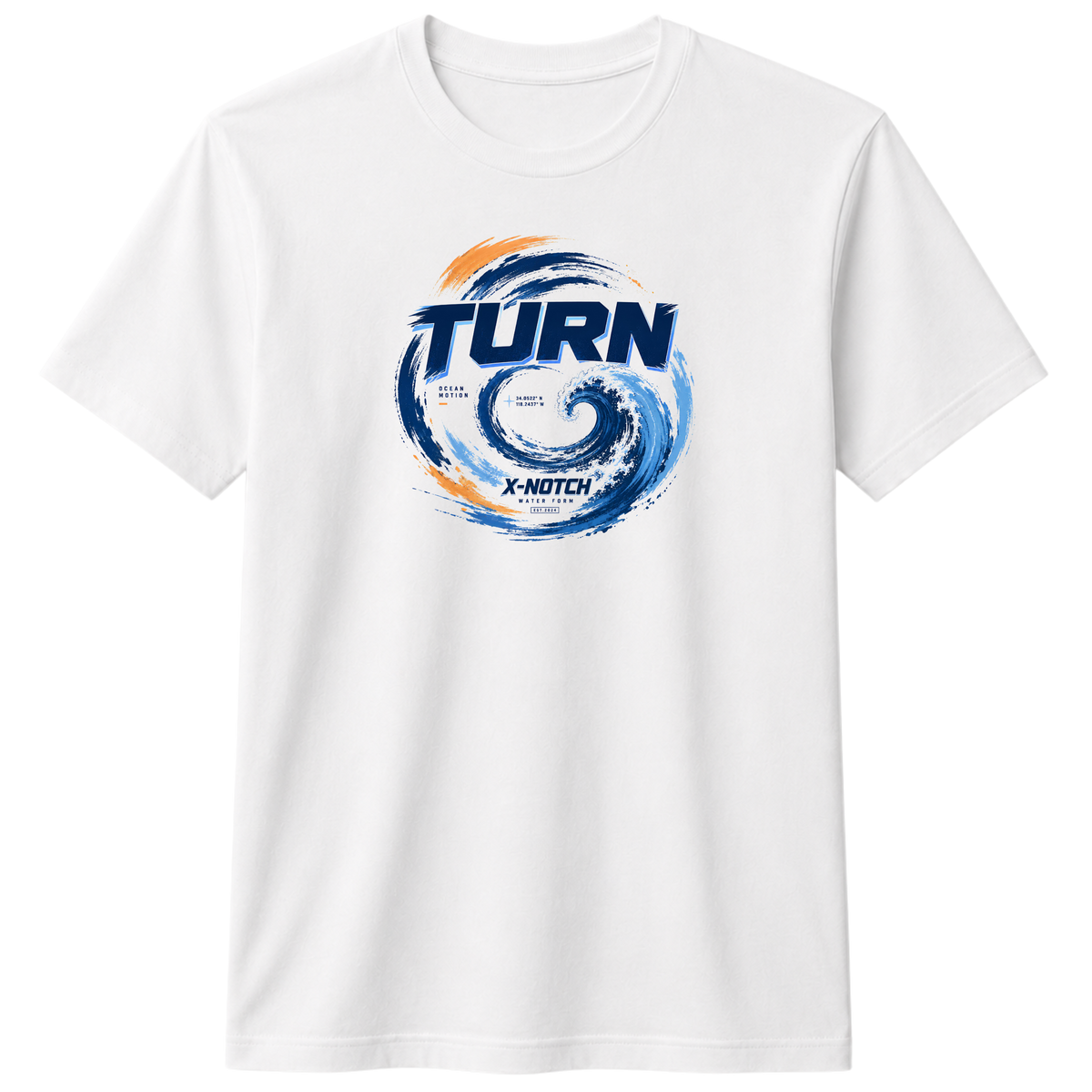 Turn 100% Cotton T-shirt | X NOTCH - White