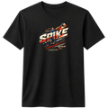 Spike 100% Cotton T-shirt | X NOTCH - Black