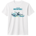 Unstoppable Kayak 100% Cotton T-shirt | X NOTCH - White