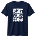 Shift Your Mind 100% Cotton T-shirt | X NOTCH - Navy Blue