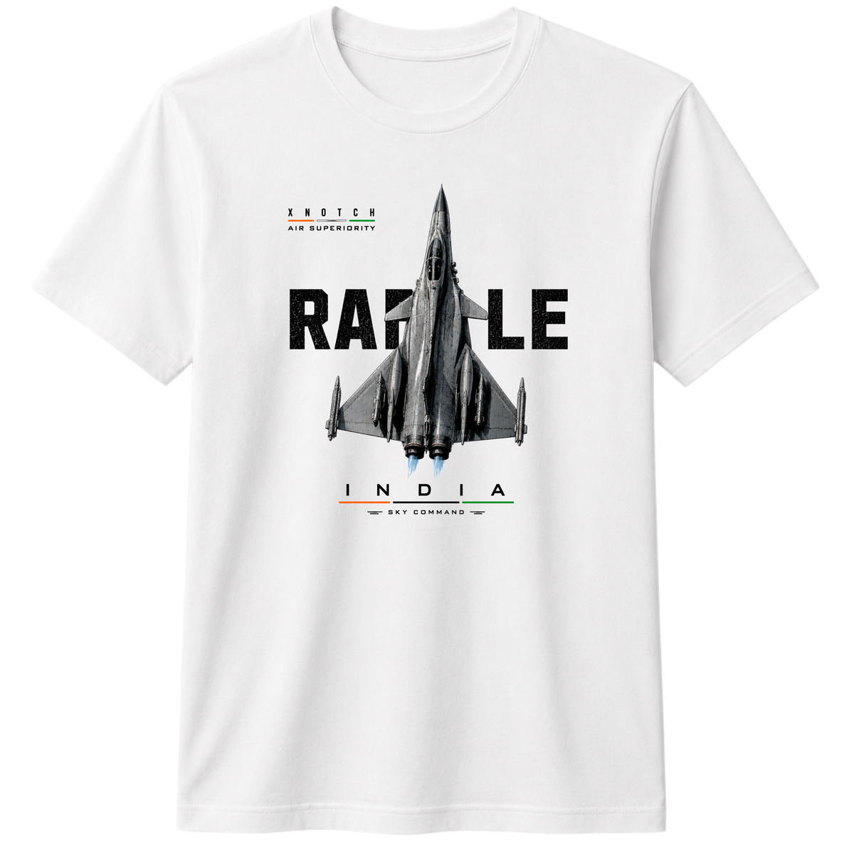 RAFALE 100% Cotton T-shirt X NOTCH - White