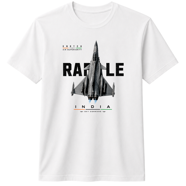 RAFALE 100% Cotton T-shirt X NOTCH - White
