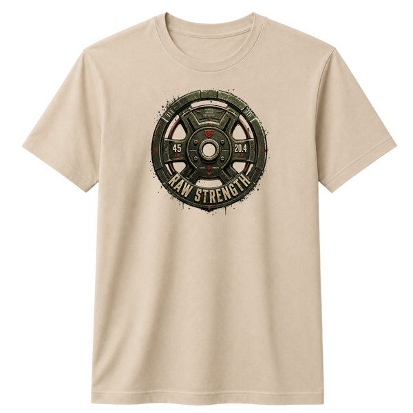 RAW STRENGTH 100% Cotton T-shirt X NOTCH - Beige