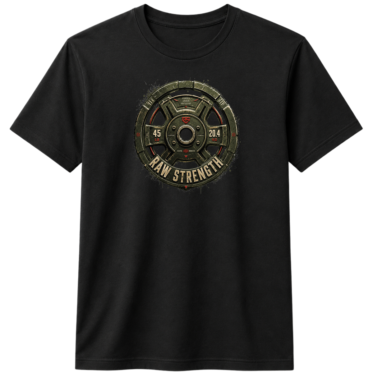 RAW STRENGTH 100% Cotton T-shirt X NOTCH