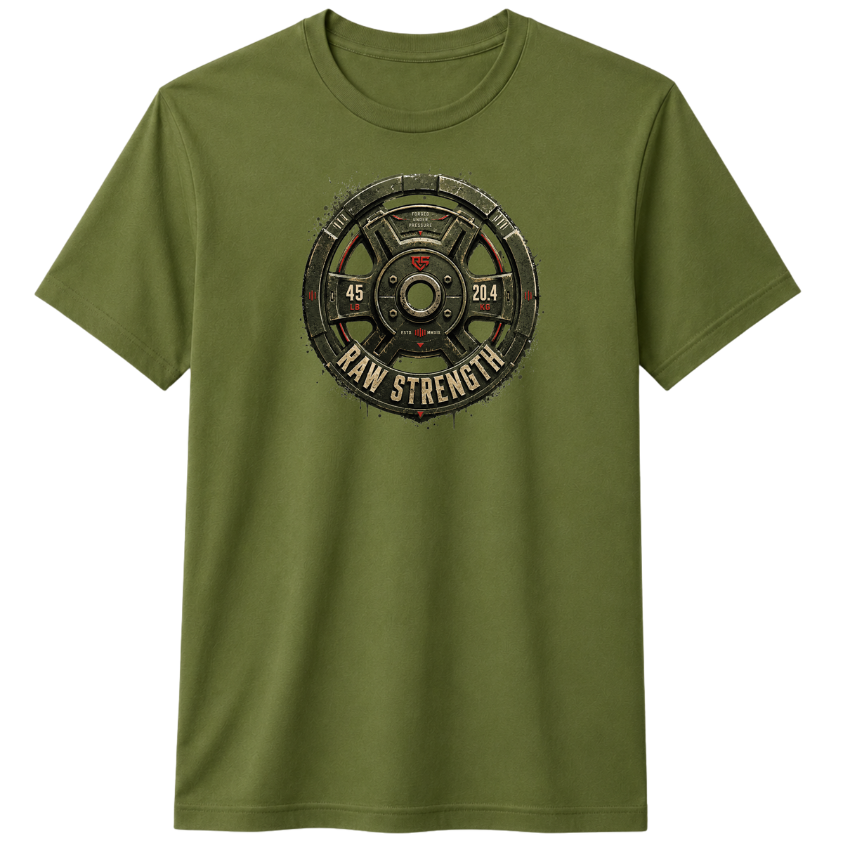 RAW STRENGTH 100% Cotton T-shirt X NOTCH
