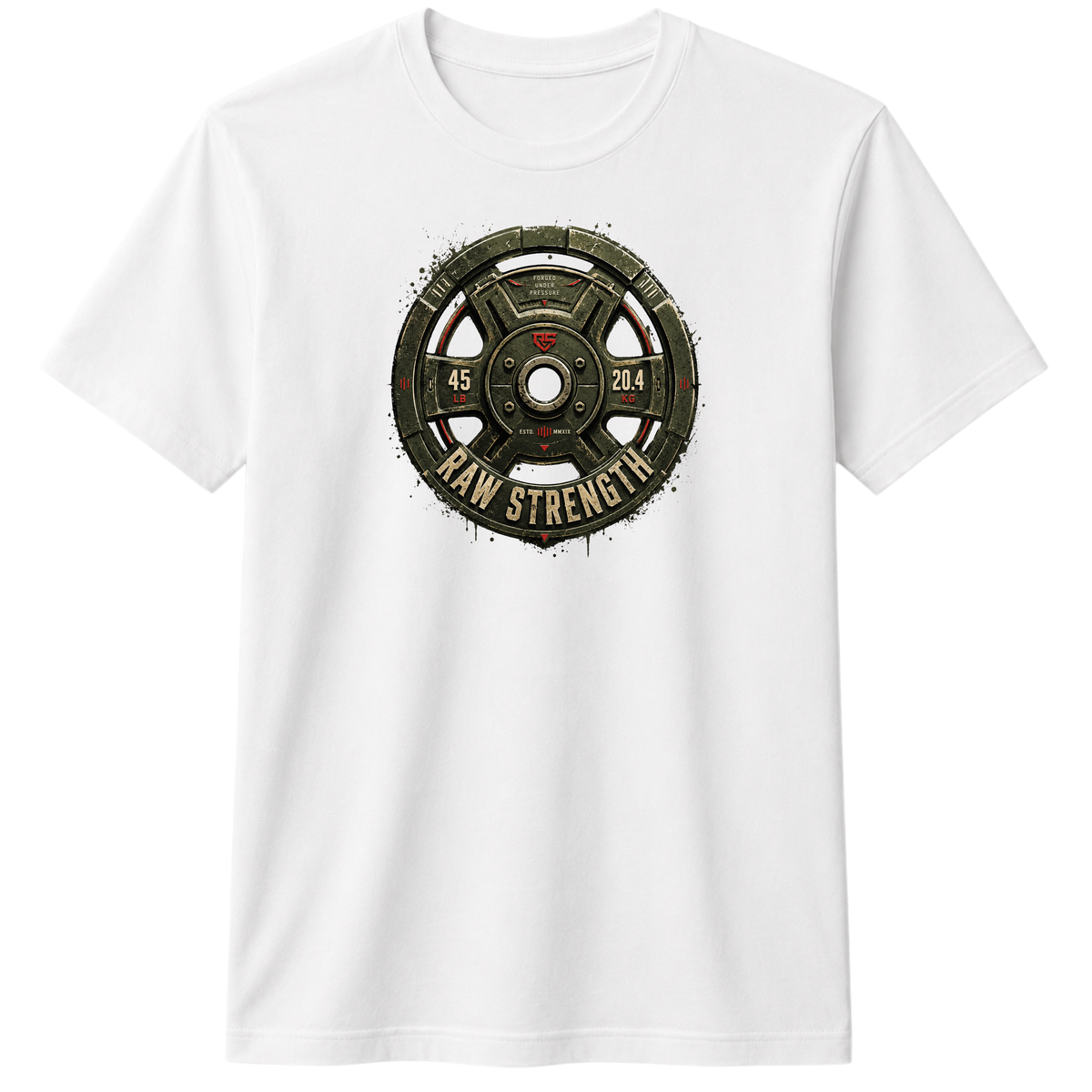 RAW STRENGTH 100% Cotton T-shirt X NOTCH