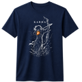 KARNA 100% Cotton T-shirt X NOTCH - Navy Blue