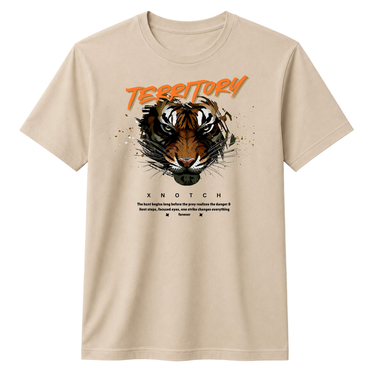 X NOTCH Territory 100% Cotton T-shirt – X NOTCH - Beige