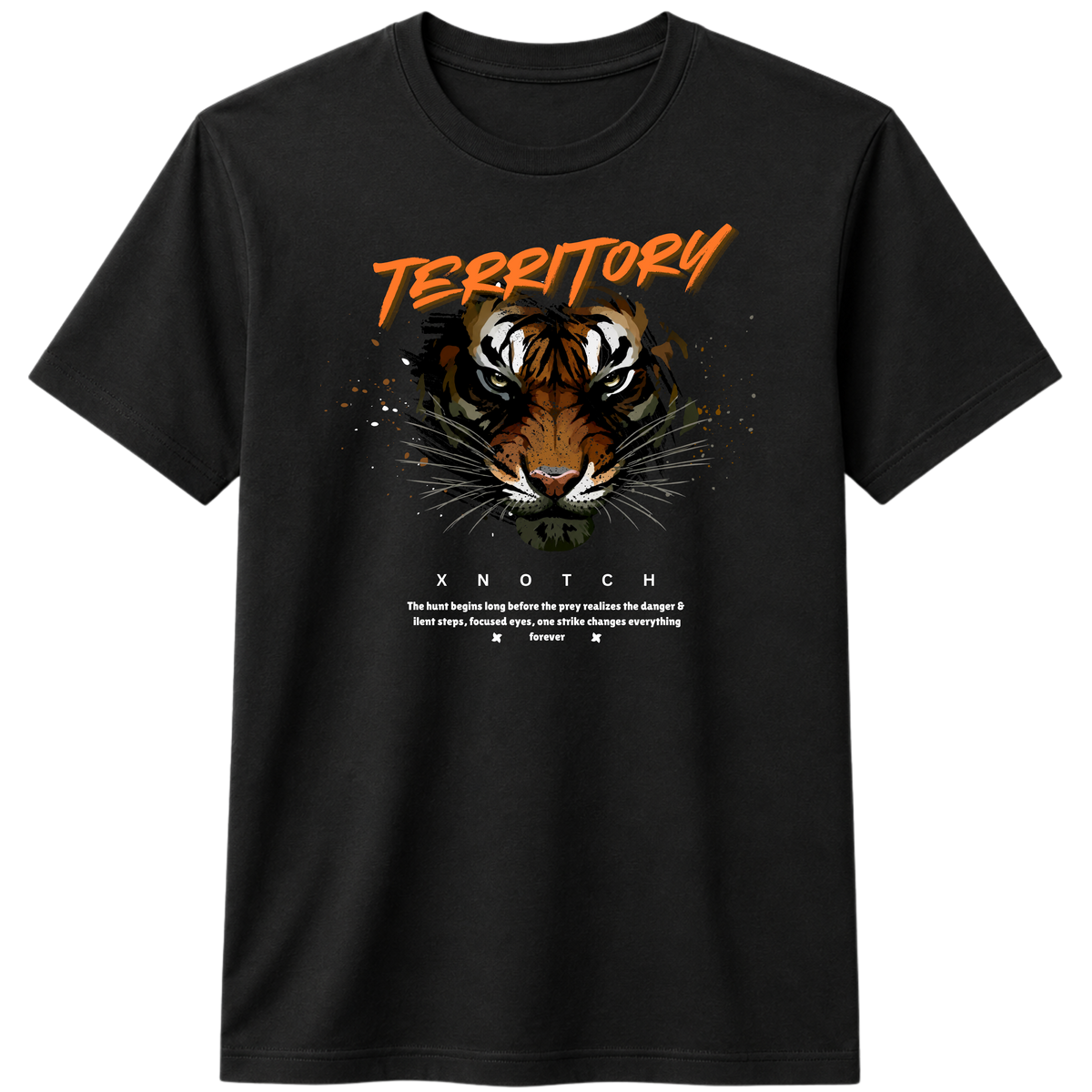 X NOTCH Territory 100% Cotton T-shirt – X NOTCH - Black