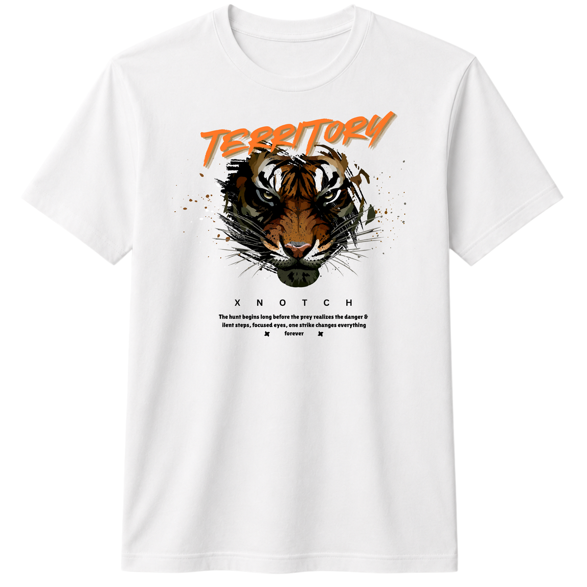 X NOTCH Territory 100% Cotton T-shirt – X NOTCH - White