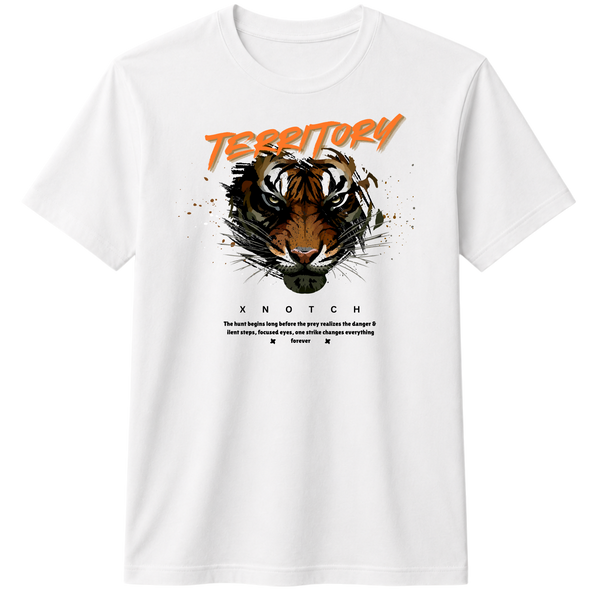 X NOTCH Territory 100% Cotton T-shirt – X NOTCH - White