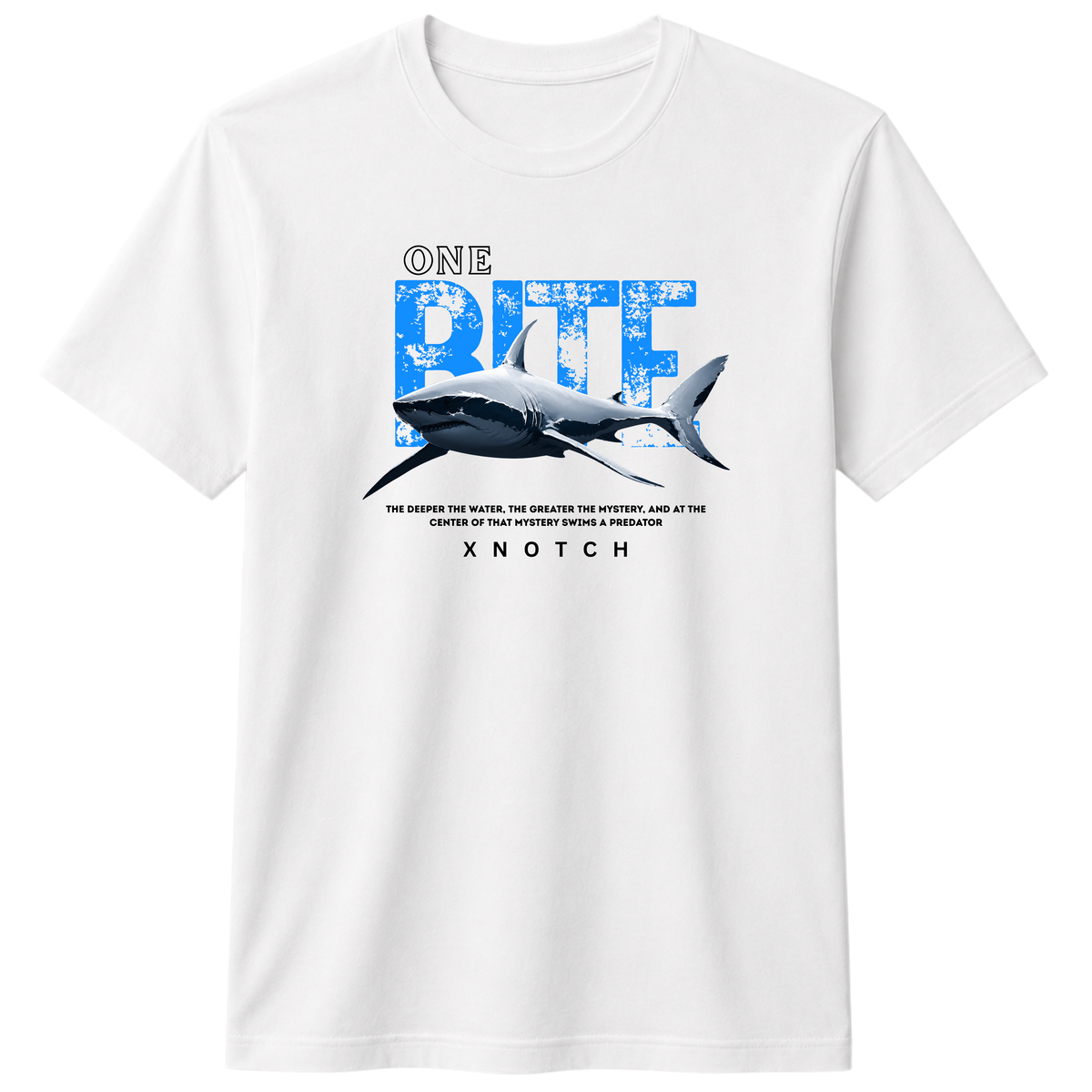 X NOTCH One Bite 100% Cotton T-shirt - White