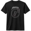 X NOTCH Drift Line 100% Cotton T-shirt – X NOTCH - Black