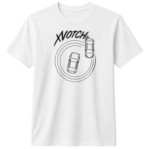 X NOTCH Drift Line 100% Cotton T-shirt – X NOTCH - White