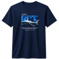 X NOTCH One Bite 100% Cotton T-shirt - Navy Blue